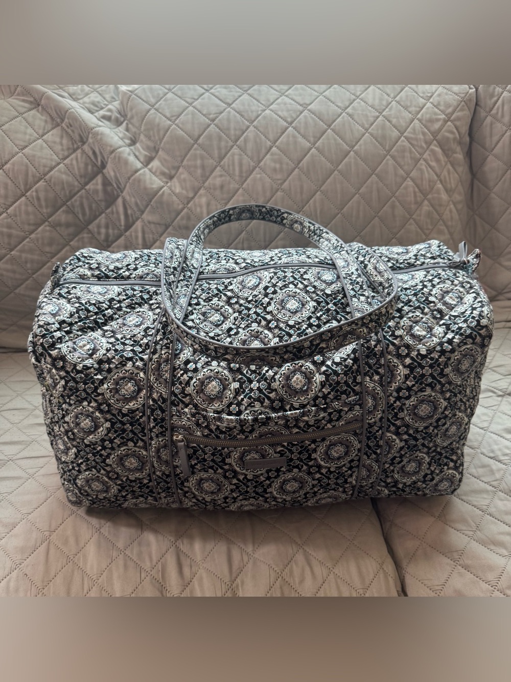 Vera Bradley Large Travel Duffel-Tranquil Medallion